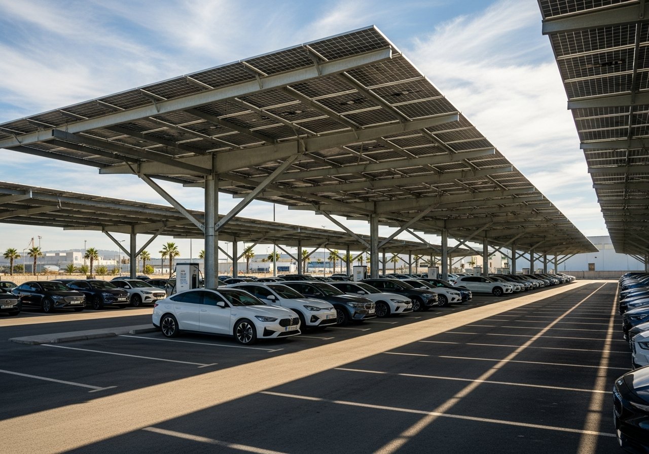 Industrial Solar Carport